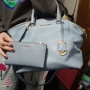 Michael Kors Riley purse and wallet set